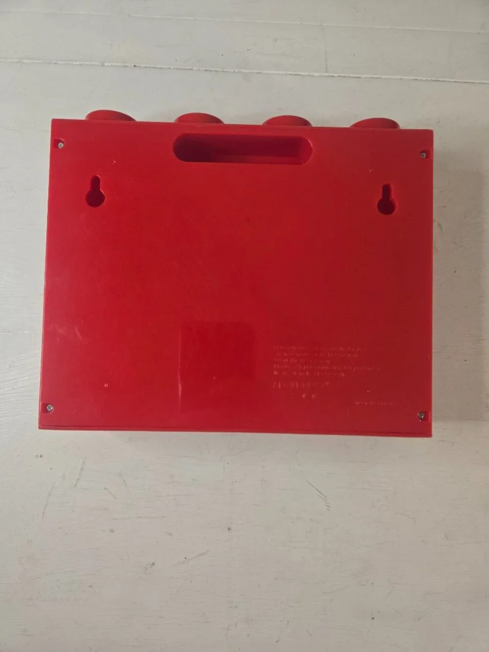LEGO Minifigures Small Display Case 2011 Original Unbroken Red/Black